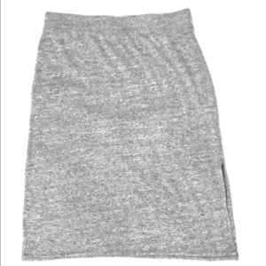 Jersey knit skirt